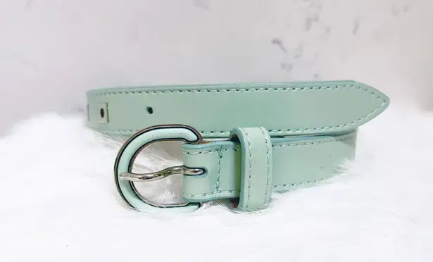 Proenza Schouler Authentic Mint Green Leather Women’s Waist Belt