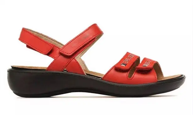 Josef Seibel Westland Romika Germany Ibiza 86 Orthotic friendly Sandal Size 41 Red