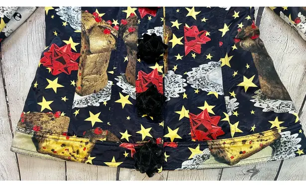 Moschino Rare Jeans Vintage Panettone Holiday Jacket