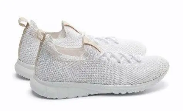 Nisolo NWB Women's Athleisure Eco-Knit Sneaker White Size 7 US