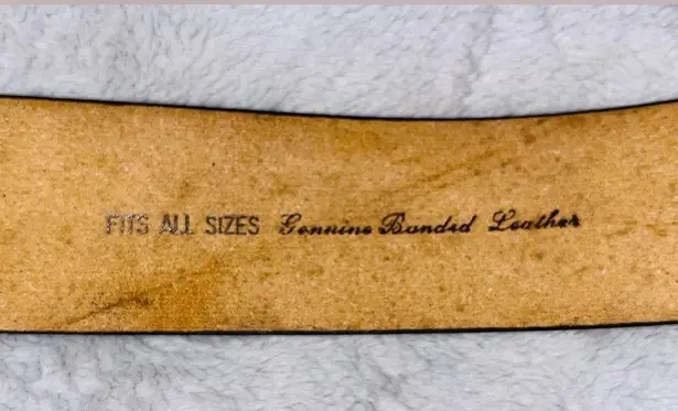 Brass & Leather Cross Belt & Buckle