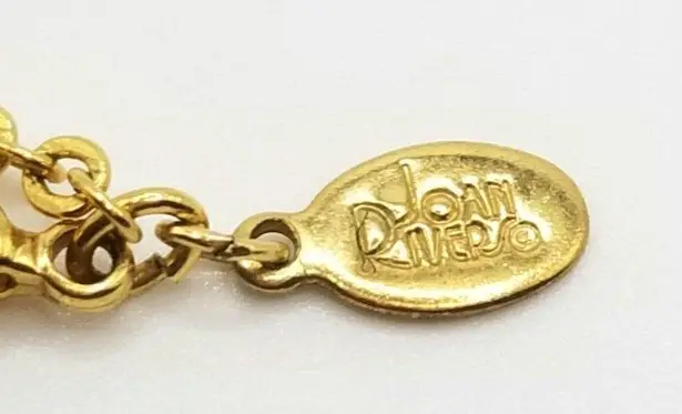 Joan Rivers Statement Necklace Gold Tone Filigree Mandala Sunburst Pendant