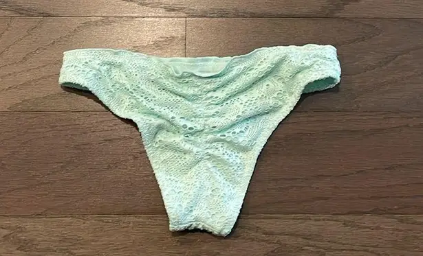 Mossimo Mint Triangle Binkini Top (Size S) and Bottom (Size M) Green