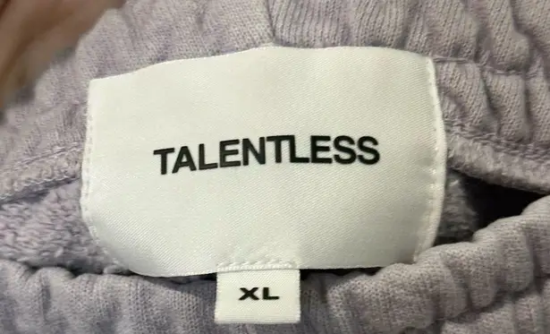 Talentless HeavyWeight Jogger Pants Relaxed Sz XL Purple Drawstring Pockets