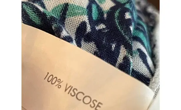 Poupette St. Barth Sleeveless Romper Size Medium Sheer Ruffle Blue Green Coverup