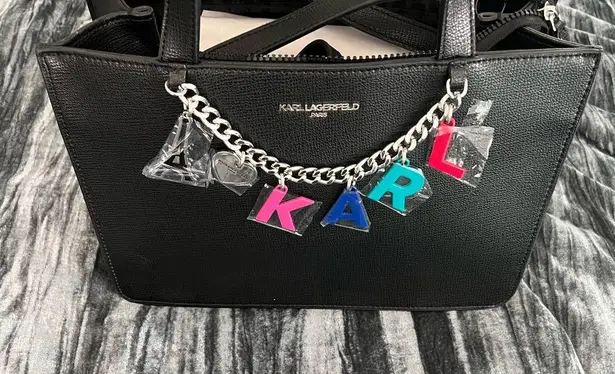 Karl Lagerfeld Black Tote Bag