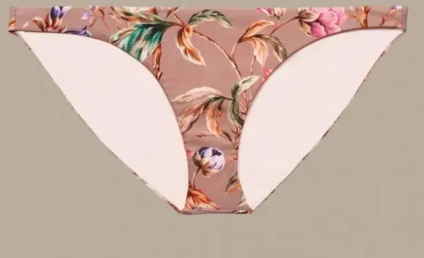 Vitamin A ππ Bikini Set Talia Top + Luciana Bottom White Ginger 8 Medium M NWT