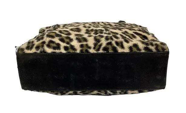 MetroStyle Leopard Faux Fur Mini Tote