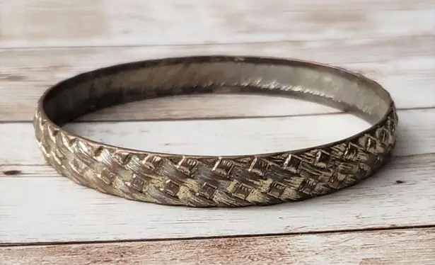 Vintage Bracelet / Bangle Woven Design Bangle