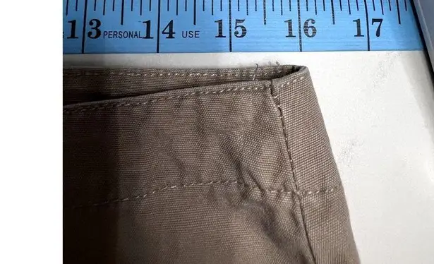 VTG Of Khakis Long Chino Skirt Maxi Slit Minimalist Khaki Tan Large Y2K