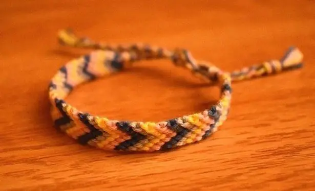 Handmade 10/$25 Navy Gold Woven Bracelet