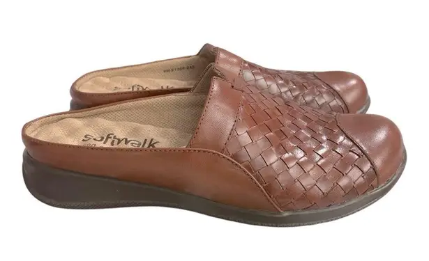 Softwalk Slip-on Mules
Womens 9M San Marcos Woven
Brown Comfort Casual