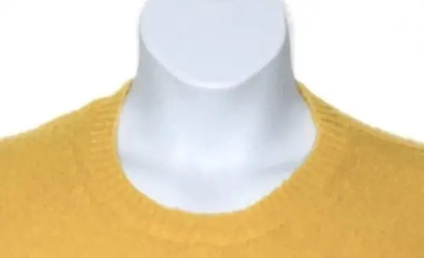 Workshop Republic Clothing Scoop Neck Mustard Yellow Knit Sweater Size XL