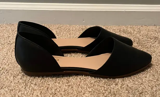 ALDO Black Leather Flats