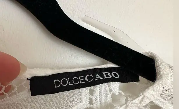 Dolce Cabo Bell Sleeve Lace Blouse White