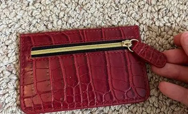 Clutch Wallet Card Holder Red