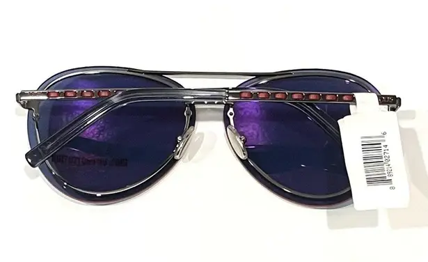 Tod's NEW Women’s 63mm Aviator Sunglasses Blue