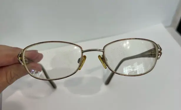 Sophia Loren Gold vintage Frame Glasses