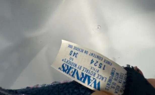 Vintage Warners Lace Royale 34D 1524 Bra See Through Lace Nylon Size undefined