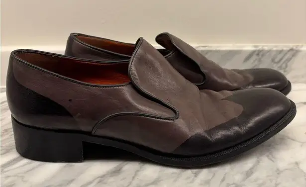 Fratelli Rossetti Brown and Black Leather Loafers Slip
