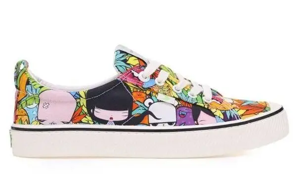 Cariuma Footwear Cariuma OCA Low-Top Toz Canvas Sneaker | Size W5 | Rainbow/multicolored 🌈