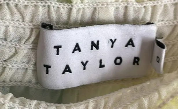 Tanya Taylor Teresa Silk Tie Dye Skirt