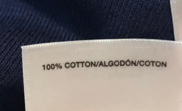 š Pappagallo pullover short sleeve solid navy blue polo top large