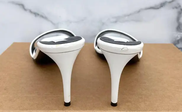 Stella McCartney women’s Net Sustain faux leather slide sandals size 36.5 US 6.5