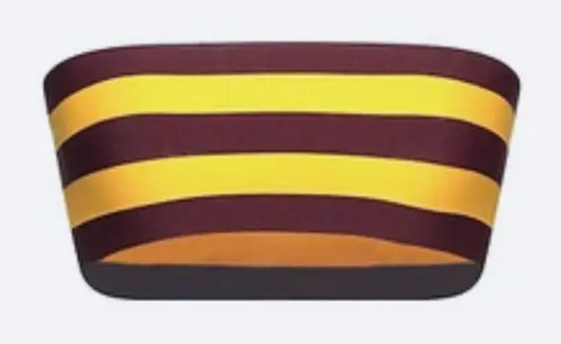 Stella McCartney Stripes Bandeau Bikini Top size 8