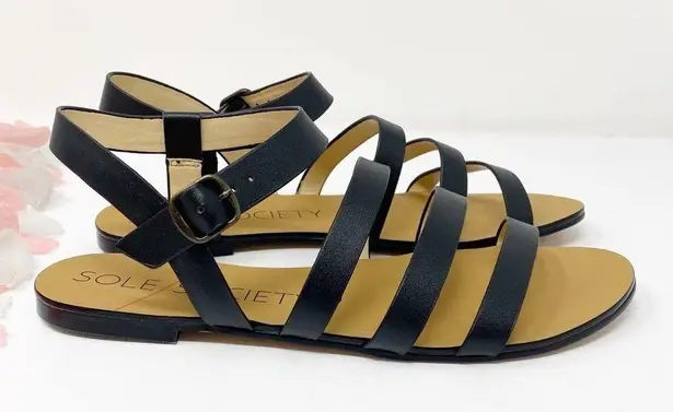 Sole Society  Eesha Leather Strappy Sandals NWT 7.5