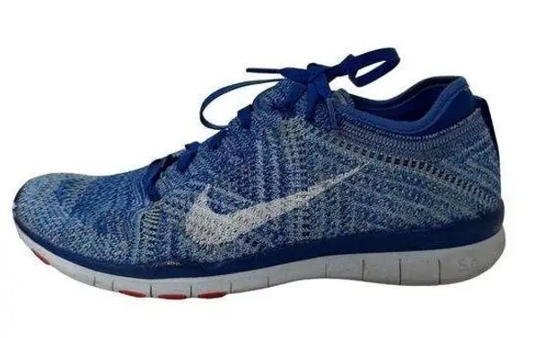 Nike  Sneakers Womens 6 Blue Free 5.0 FlyKnit Tennis Shoes