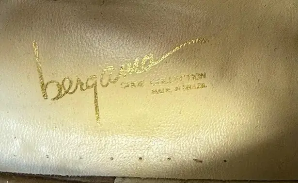 Bergama Vintage Brown Leather Low Cowboy Boots Women's Size 11 Brazil Bootie