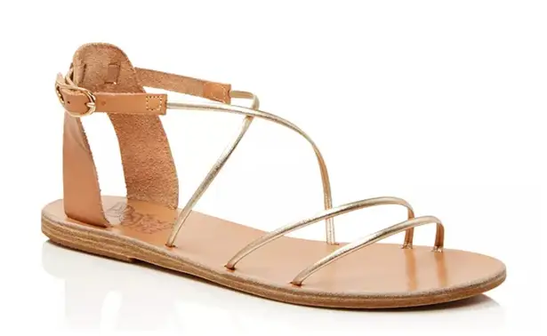 ANCIENT GREEK SANDALS Melovia Strappy Sandals Sz 39 Tan Size 8