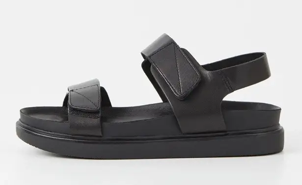 Vagabond Erin Black Strap Sandal Size 41
