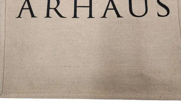 Arhaus jute mega xl tote reusable shopping bag Tan