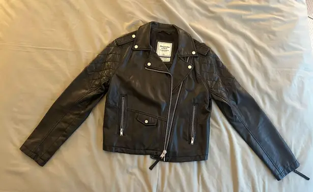 Abercrombie & Fitch Vegan Leather Jacket