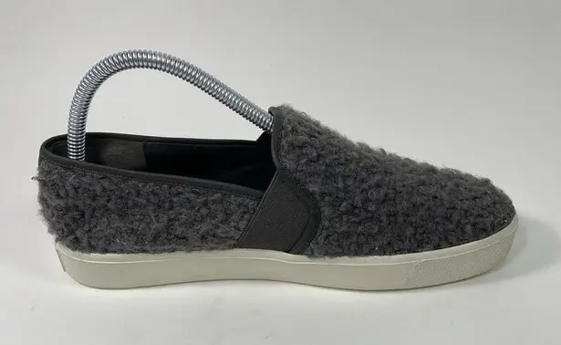 Vince  Shearling Blair Sneaker Color Grey SZ 8