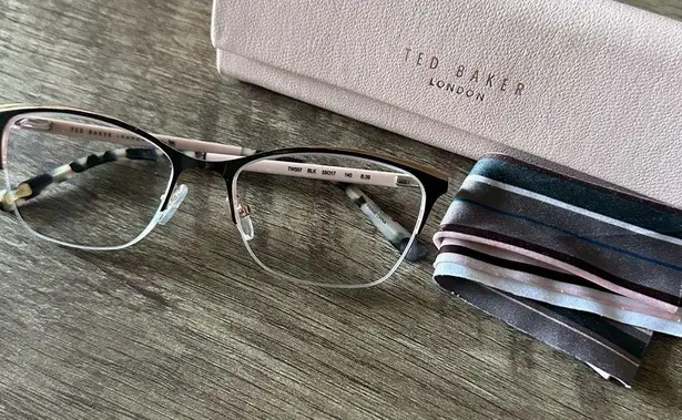 Ted Baker  Pink and Black Glasses with Case