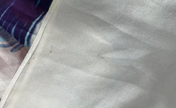 Elle sasson asymmetrical pleated Macaw parrot birds skirt Size 6