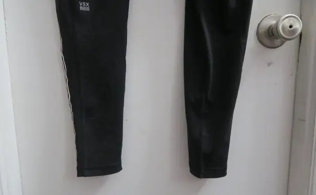 Victoria's Secret VSX sport knockout tight leggings in black, white and pink size medium.