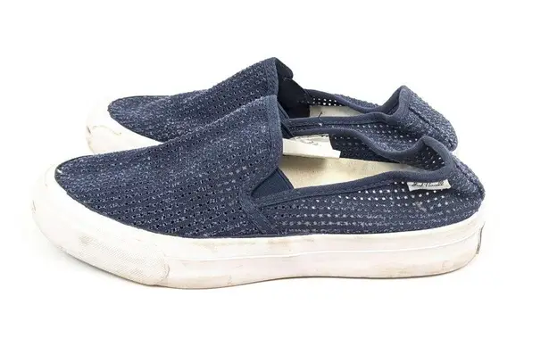 Converse  Jack Purcell Blue Slip On Side Perforated Sneakers Size 6.5