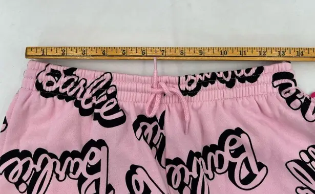 Juniors Barbie Fleece Shorts M Pink Size undefined