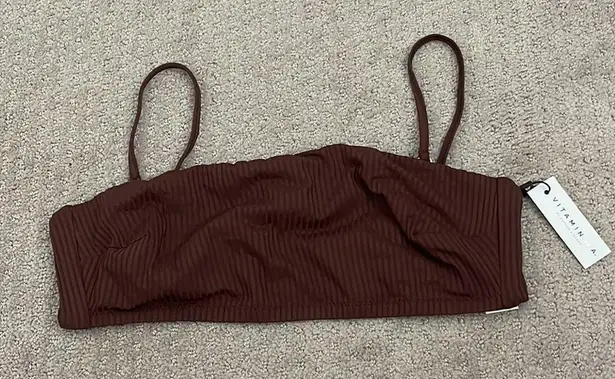 Vitamin A NWT Mila Bandeau Bikini Top