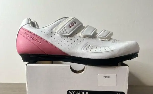 Garneau W'S Jade II Women's Cycling Shoe White Pink Size 11 aka 42 SKU#24998