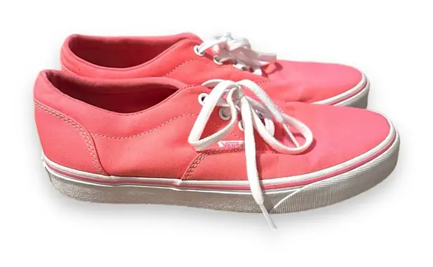 Vans Doheny Women's Strawberry Pink Lace Up Low Top Sneakers Sz 7.5