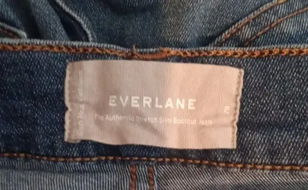 Everlane  the authentic stretch slim boot cut jeans women 29