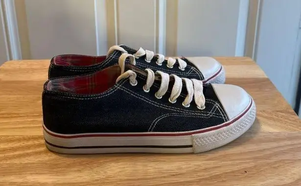 Soho Women's Denim Lace Up Running Sneakers Size 8 Sku 2777