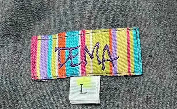 DEMA 100% Silk Hearts Floral Mixed Print Sleeveless Dress Large Party Valentines