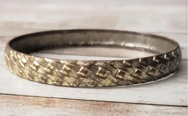 Vintage Bracelet / Bangle Woven Design Bangle