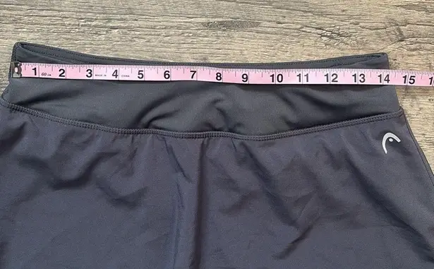 Head Gray Tennis Skirt / Athletic Sporty Mini Skort